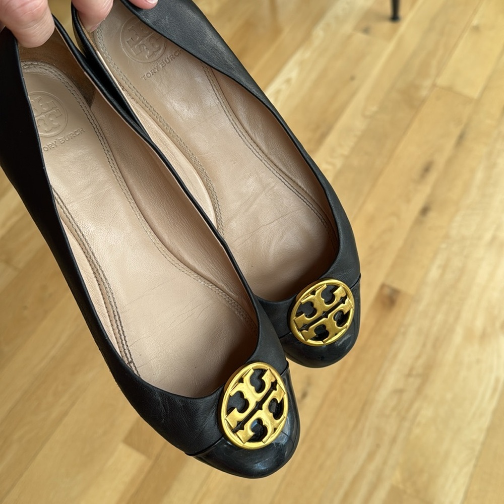 Tory Burch Chelsea Cap-Toe Leather Ballet Flat Women’s size 9 - Picture 8 of 16